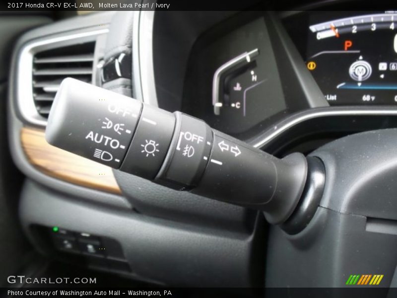 Molten Lava Pearl / Ivory 2017 Honda CR-V EX-L AWD