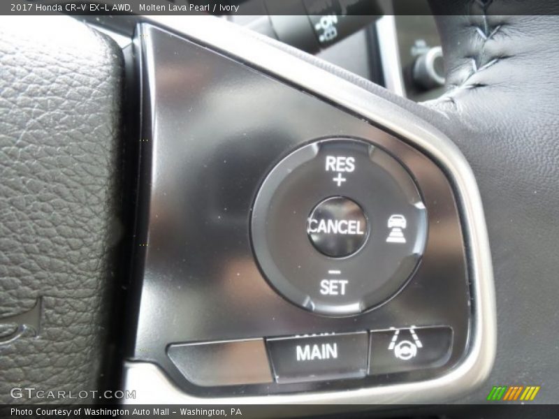 Molten Lava Pearl / Ivory 2017 Honda CR-V EX-L AWD