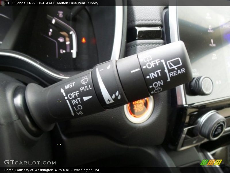 Molten Lava Pearl / Ivory 2017 Honda CR-V EX-L AWD