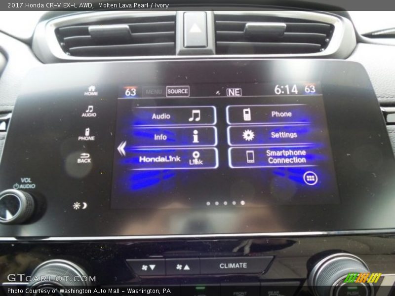 Molten Lava Pearl / Ivory 2017 Honda CR-V EX-L AWD