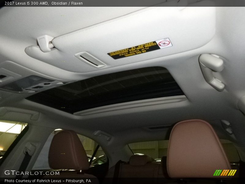 Obsidian / Flaxen 2017 Lexus IS 300 AWD