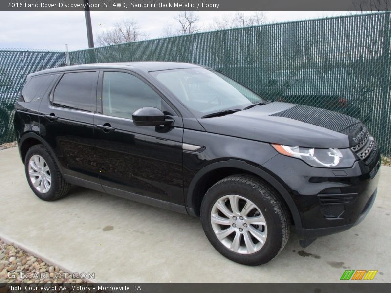 Santorini Black Metallic / Ebony 2016 Land Rover Discovery Sport SE 4WD