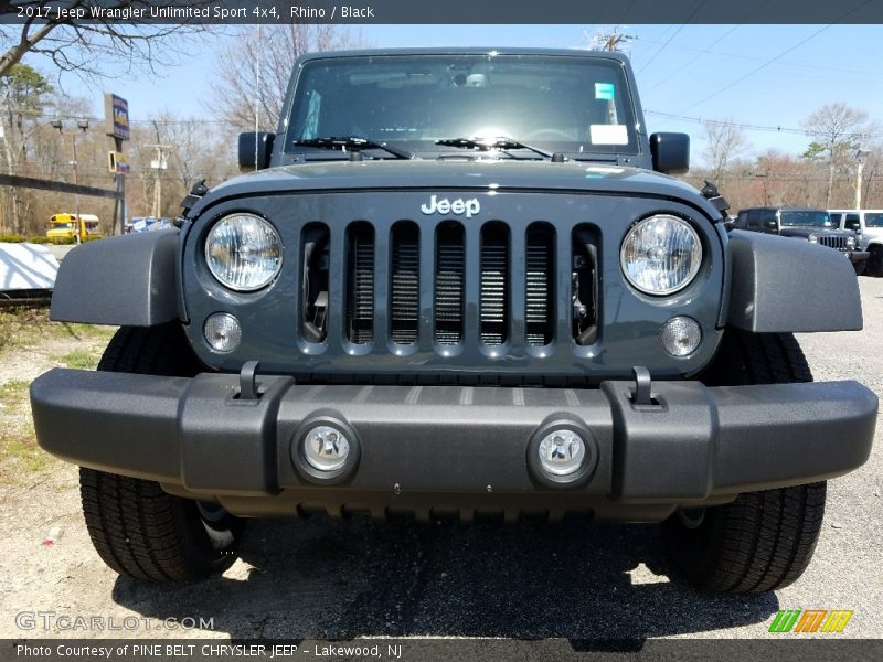 Rhino / Black 2017 Jeep Wrangler Unlimited Sport 4x4