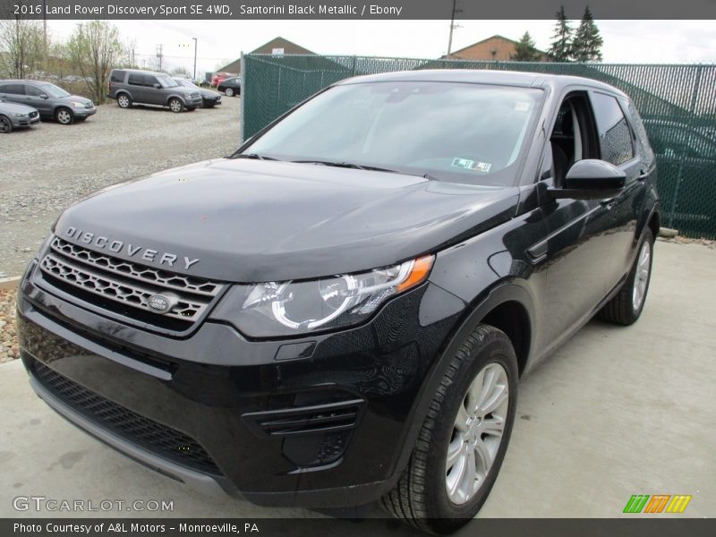 Santorini Black Metallic / Ebony 2016 Land Rover Discovery Sport SE 4WD