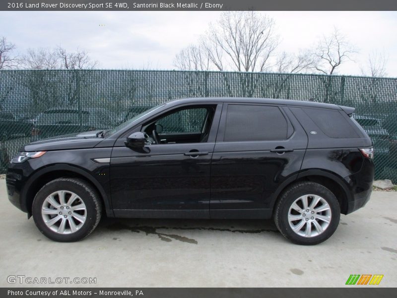 Santorini Black Metallic / Ebony 2016 Land Rover Discovery Sport SE 4WD
