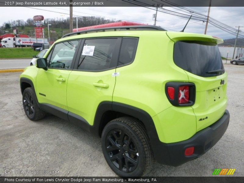 Hypergreen / Black 2017 Jeep Renegade Latitude 4x4