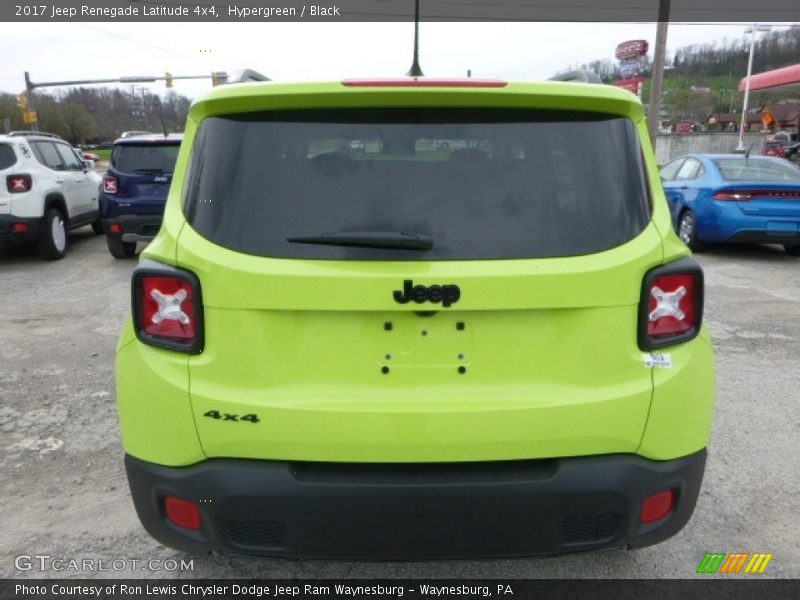 Hypergreen / Black 2017 Jeep Renegade Latitude 4x4