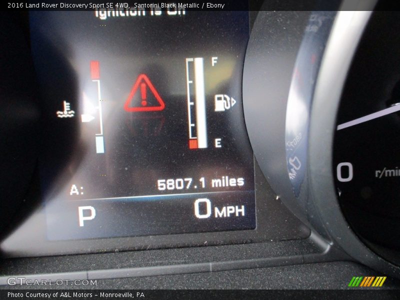 Santorini Black Metallic / Ebony 2016 Land Rover Discovery Sport SE 4WD