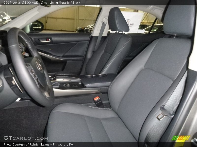 Silver Lining Metallic / Black 2017 Lexus IS 300 AWD