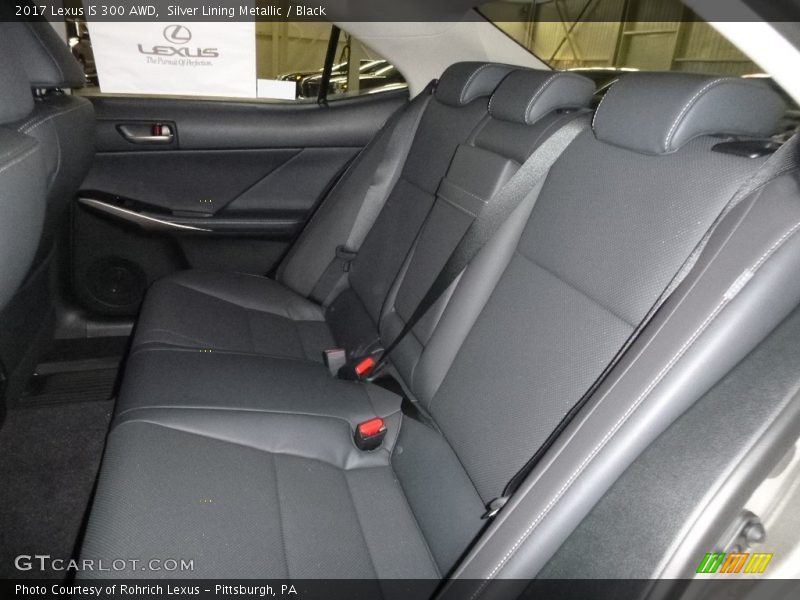 Silver Lining Metallic / Black 2017 Lexus IS 300 AWD