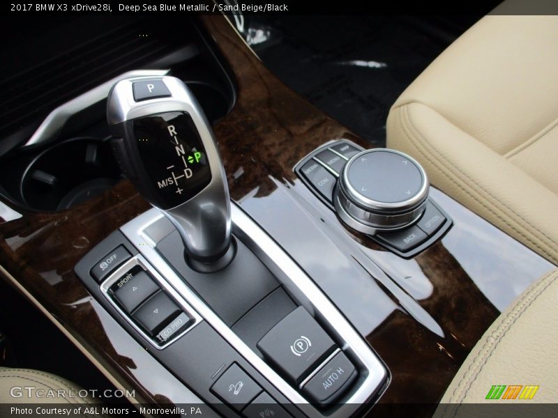 Deep Sea Blue Metallic / Sand Beige/Black 2017 BMW X3 xDrive28i