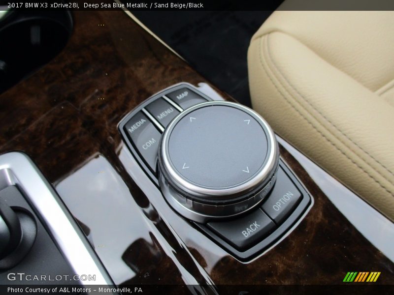 Deep Sea Blue Metallic / Sand Beige/Black 2017 BMW X3 xDrive28i