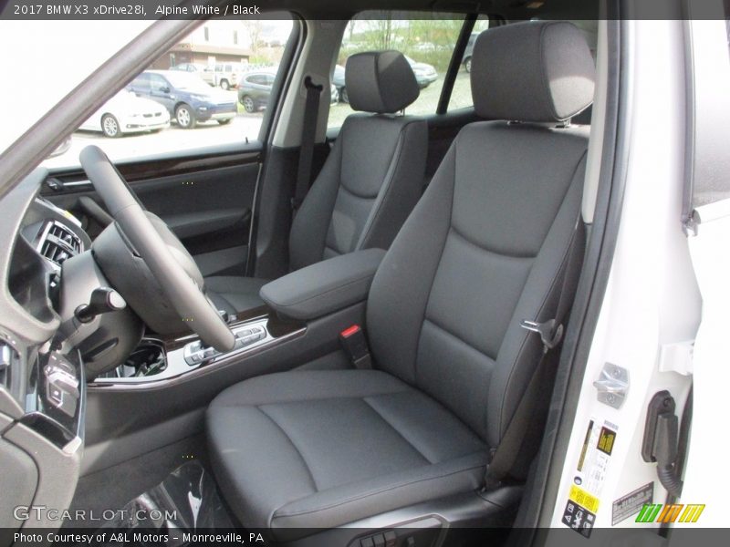 Alpine White / Black 2017 BMW X3 xDrive28i