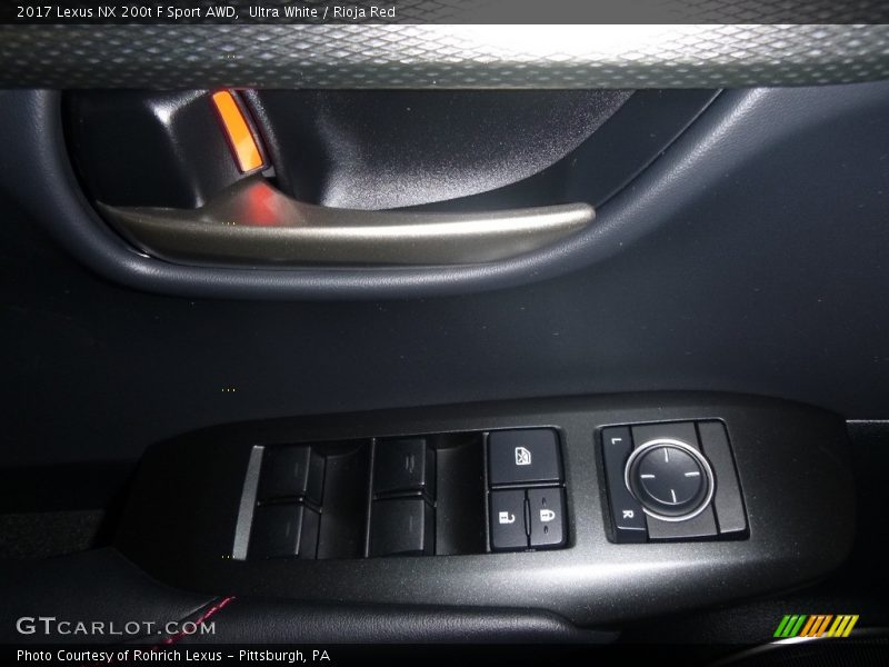 Ultra White / Rioja Red 2017 Lexus NX 200t F Sport AWD