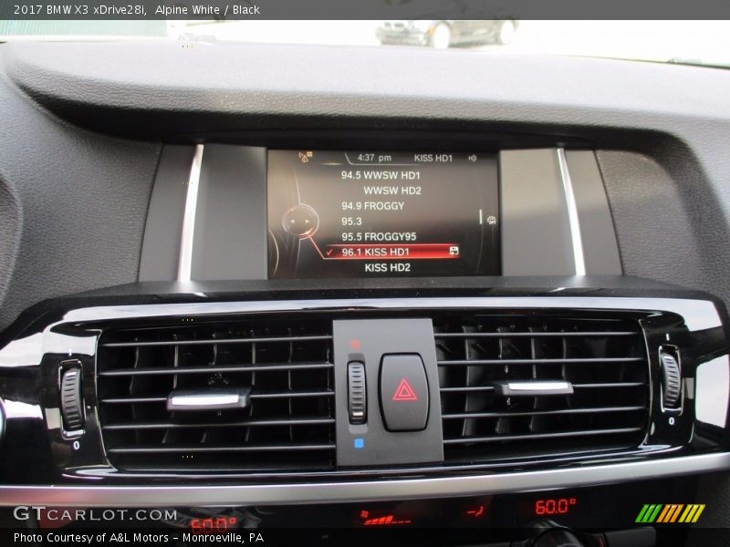 Alpine White / Black 2017 BMW X3 xDrive28i