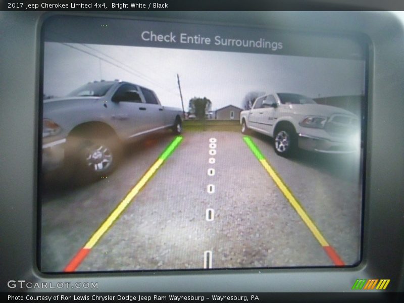 Bright White / Black 2017 Jeep Cherokee Limited 4x4