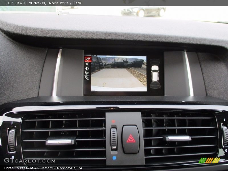 Alpine White / Black 2017 BMW X3 xDrive28i