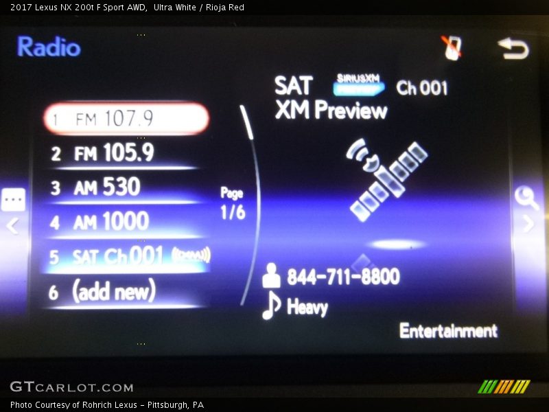 Ultra White / Rioja Red 2017 Lexus NX 200t F Sport AWD