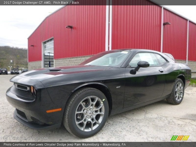 Pitch Black / Black 2017 Dodge Challenger GT AWD