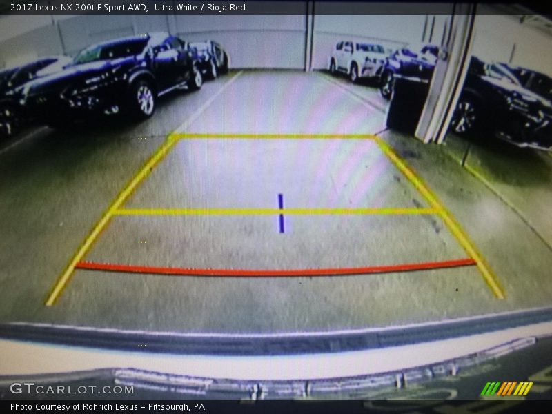 Ultra White / Rioja Red 2017 Lexus NX 200t F Sport AWD