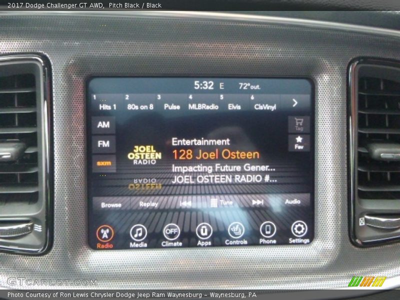 Pitch Black / Black 2017 Dodge Challenger GT AWD