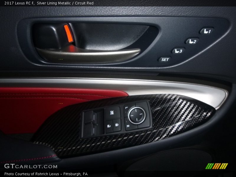 Controls of 2017 RC F