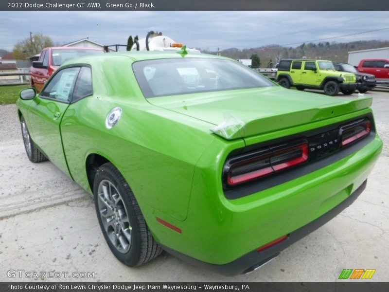 Green Go / Black 2017 Dodge Challenger GT AWD