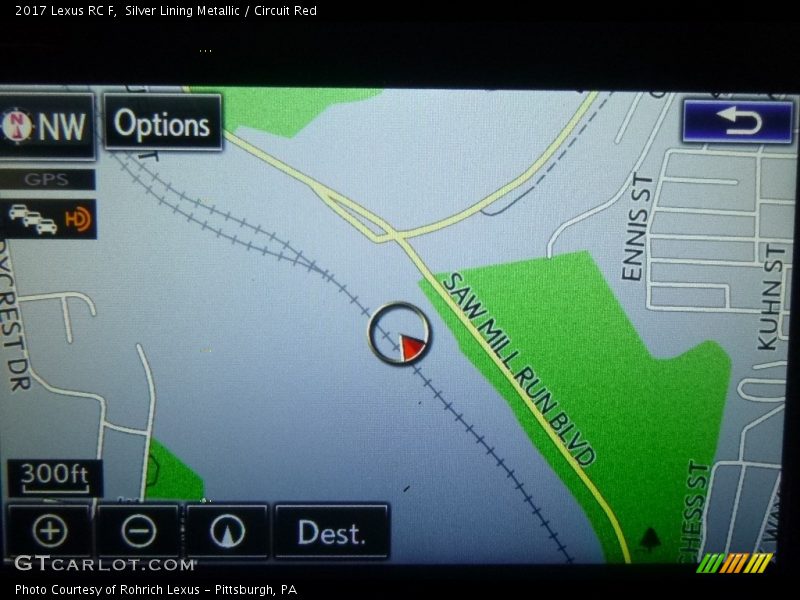 Navigation of 2017 RC F