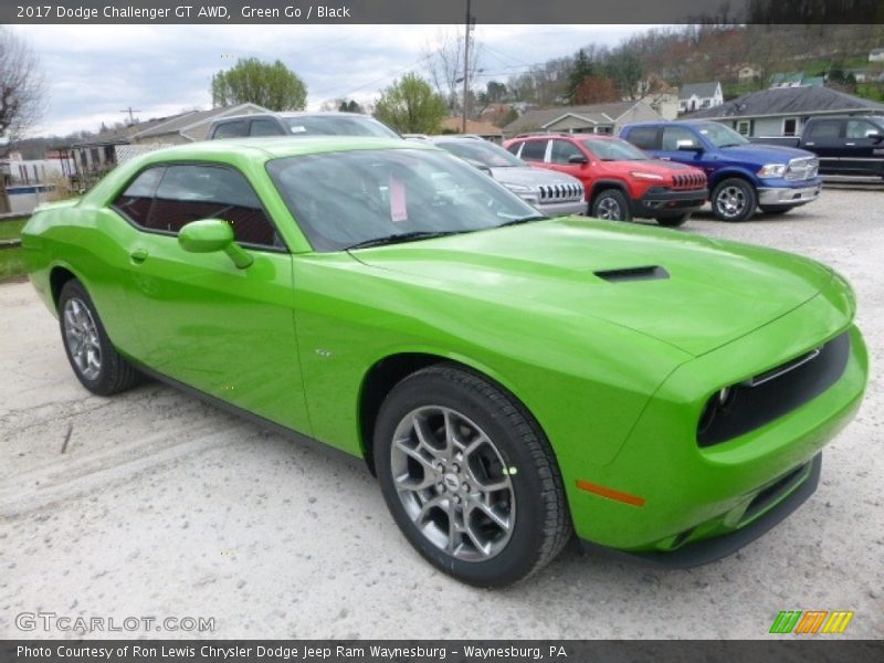 Green Go / Black 2017 Dodge Challenger GT AWD
