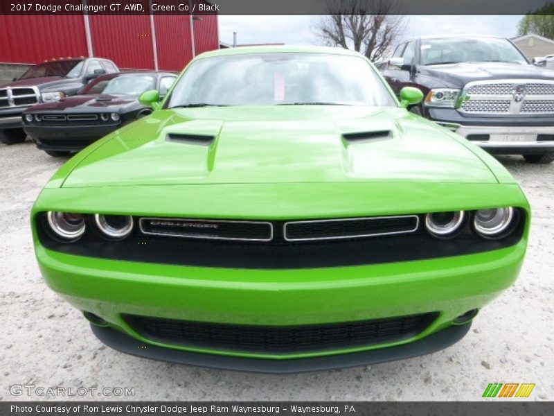 Green Go / Black 2017 Dodge Challenger GT AWD