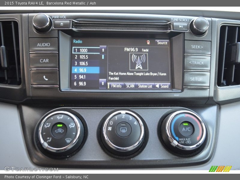 Barcelona Red Metallic / Ash 2015 Toyota RAV4 LE