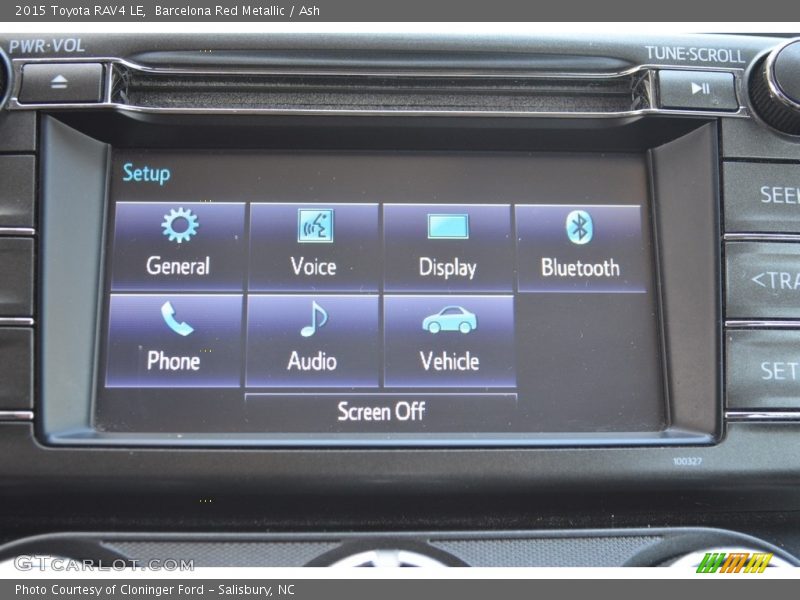 Barcelona Red Metallic / Ash 2015 Toyota RAV4 LE