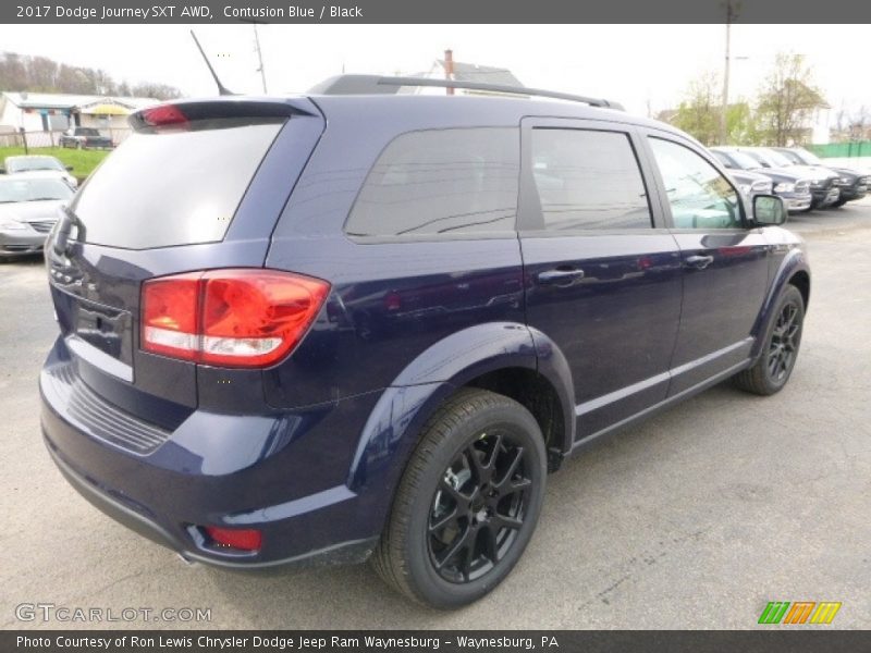 Contusion Blue / Black 2017 Dodge Journey SXT AWD