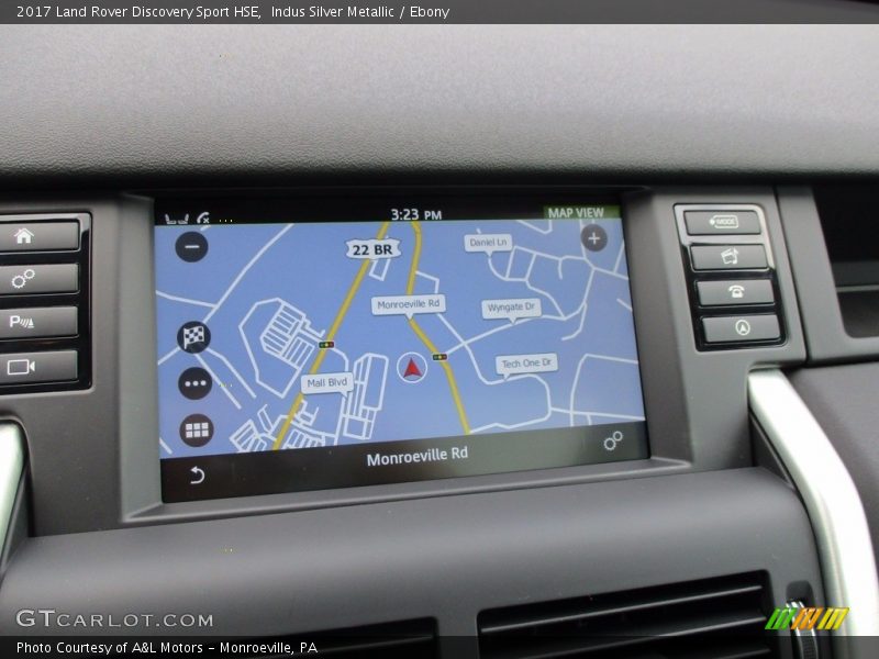 Navigation of 2017 Discovery Sport HSE