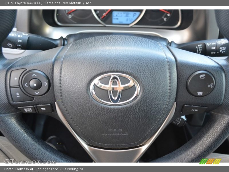 Barcelona Red Metallic / Ash 2015 Toyota RAV4 LE