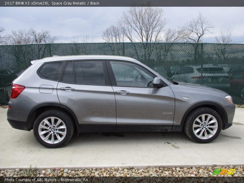 Space Gray Metallic / Black 2017 BMW X3 xDrive28i