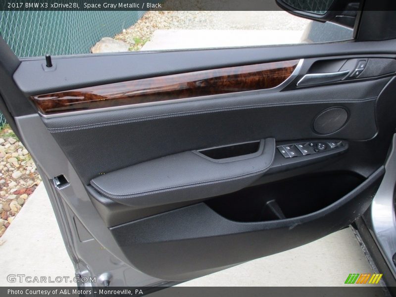 Space Gray Metallic / Black 2017 BMW X3 xDrive28i