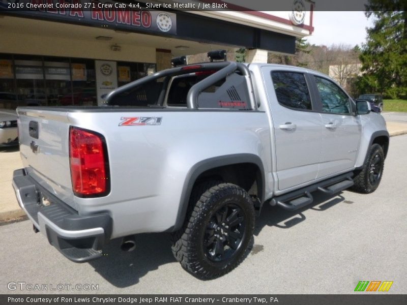 Silver Ice Metallic / Jet Black 2016 Chevrolet Colorado Z71 Crew Cab 4x4