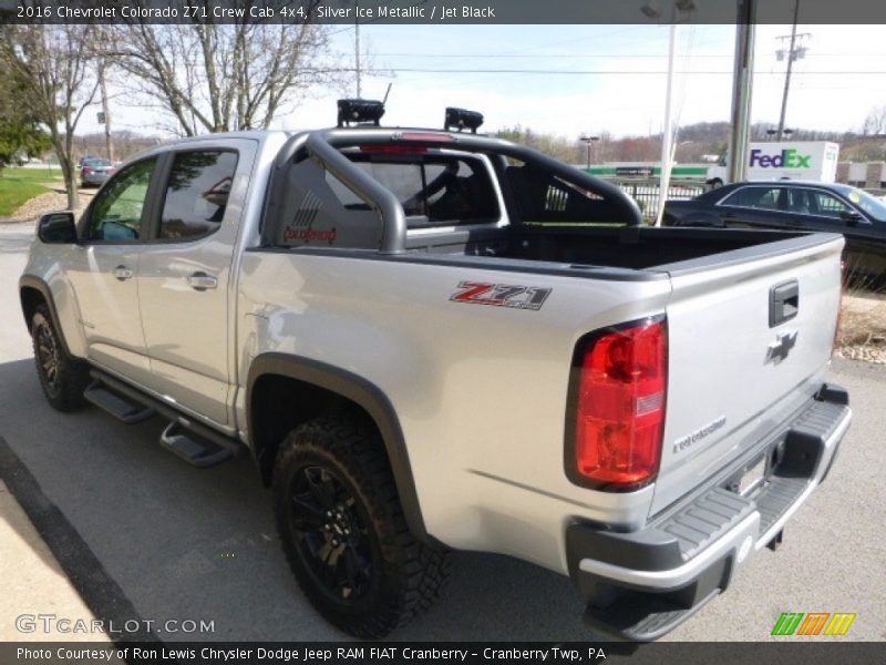 Silver Ice Metallic / Jet Black 2016 Chevrolet Colorado Z71 Crew Cab 4x4