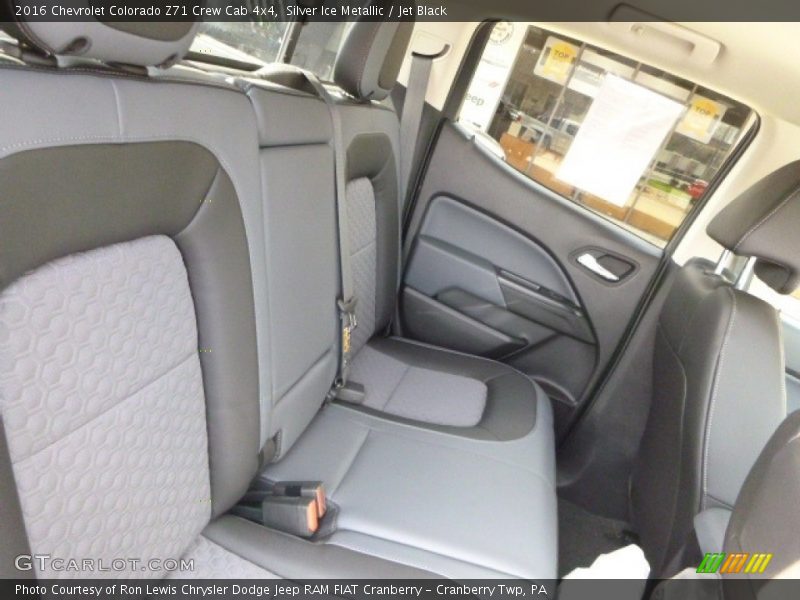 Silver Ice Metallic / Jet Black 2016 Chevrolet Colorado Z71 Crew Cab 4x4