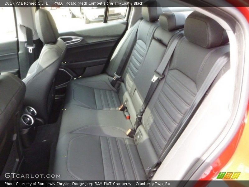 Rear Seat of 2017 Giulia Ti RWD