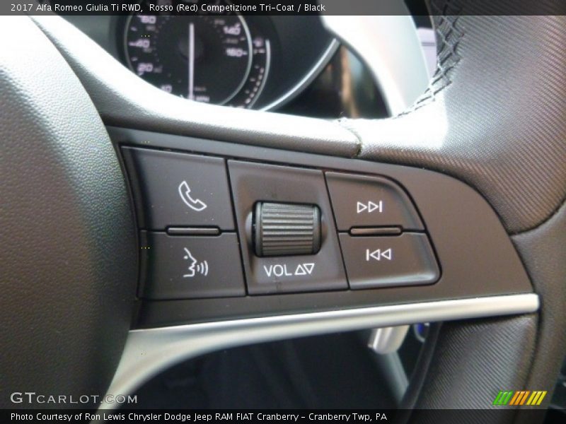 Controls of 2017 Giulia Ti RWD