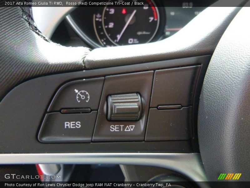 Controls of 2017 Giulia Ti RWD