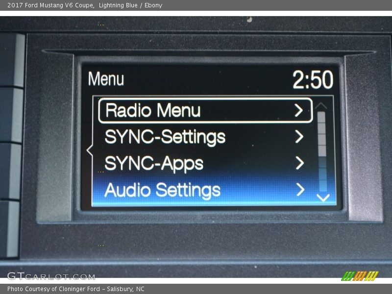 Lightning Blue / Ebony 2017 Ford Mustang V6 Coupe