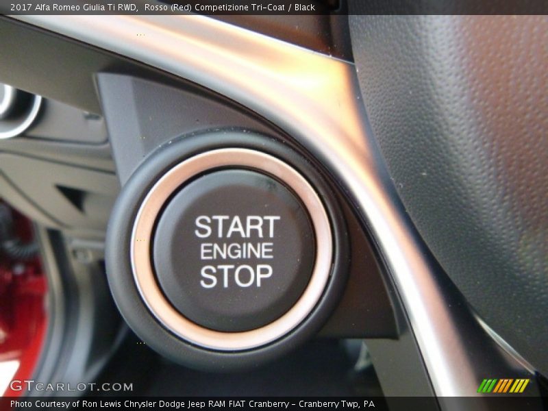 Controls of 2017 Giulia Ti RWD