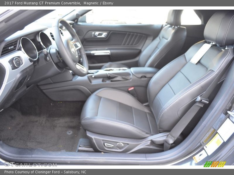 Magnetic / Ebony 2017 Ford Mustang GT Premium Convertible