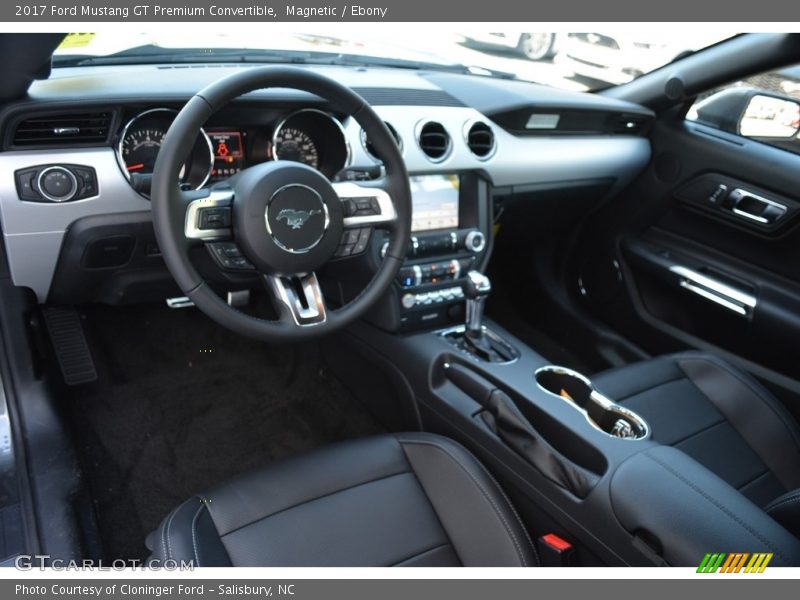 Magnetic / Ebony 2017 Ford Mustang GT Premium Convertible