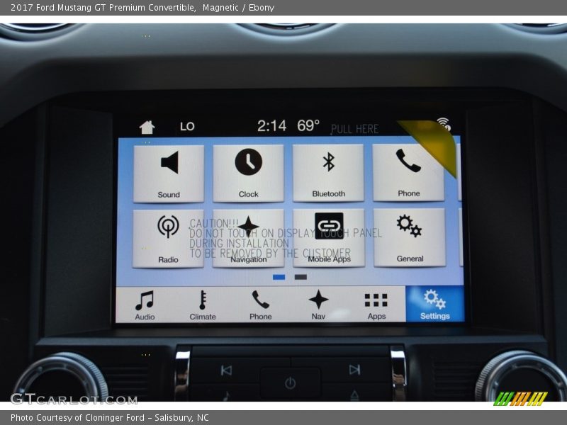 Magnetic / Ebony 2017 Ford Mustang GT Premium Convertible