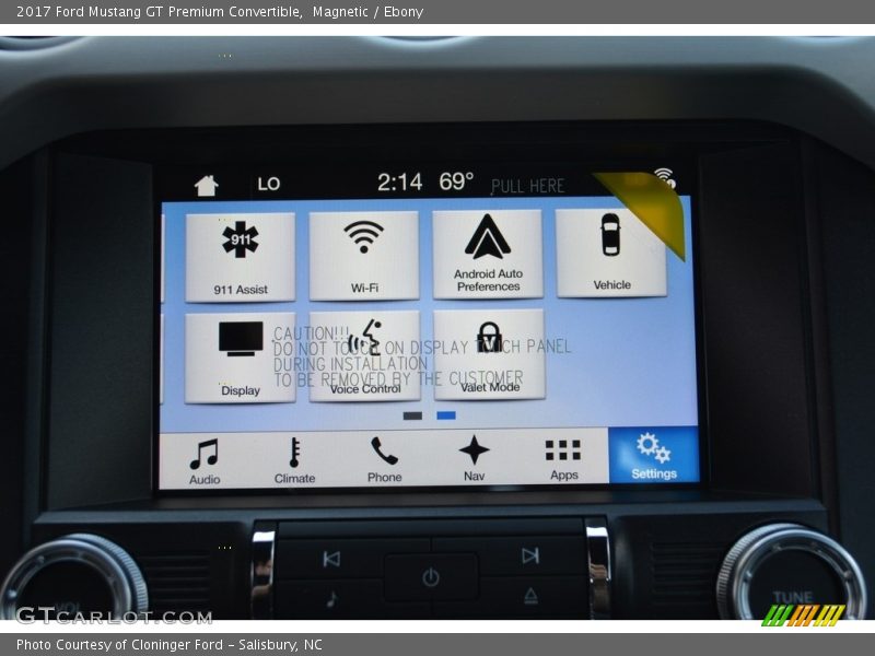 Magnetic / Ebony 2017 Ford Mustang GT Premium Convertible