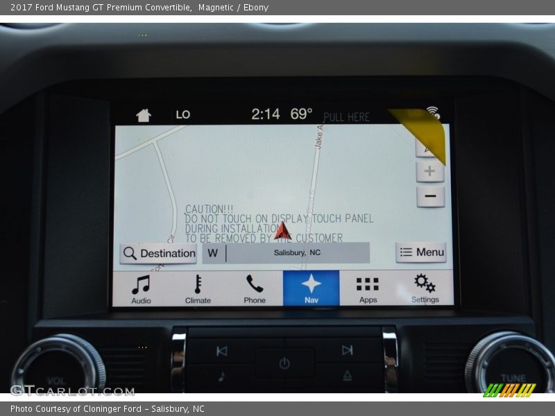 Magnetic / Ebony 2017 Ford Mustang GT Premium Convertible